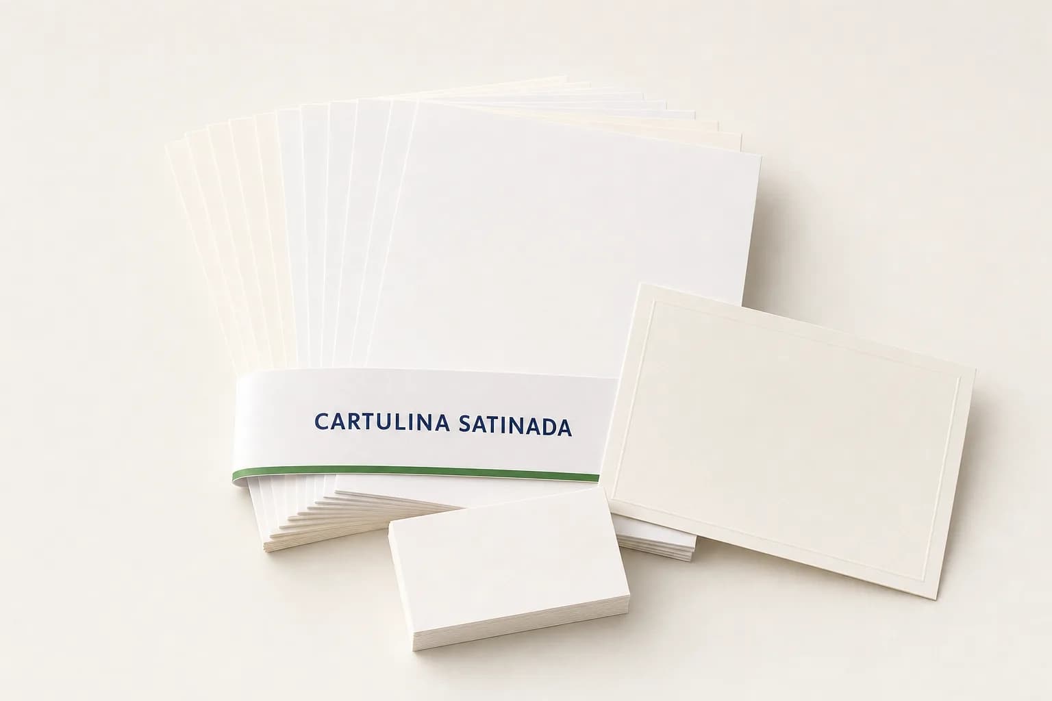 Cartulinas satinadas